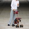 Rollator Walker Walking Aids 4 Wheels Foldable, Drive Rollator Walker with Seat, Medical Rolling Walker Double Brake System Interesting view 4