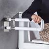 Foldable Toilet Grab Bar,Disabled Handrails Handrail for Lavatory and Bathroom Aid Assist Rail Safety Support Rail 80cm view 1