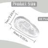 10 Pairs Glasses Nose Pads, Silicone Nose Pads for Glasses Non-Slip Spectacle Nose Pads for Glasses Sunglasses Spectacles Eyewear Eyeglass view 2