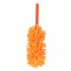 72cm Chenille Telescopic Duster for Home - Orange, Stainless Steel Handle, Retractable Design, Detachable Brush Head, Suitable for Hard-to- Places view 1