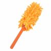 72cm Chenille Telescopic Duster for Home - Orange, Stainless Steel Handle, Retractable Design, Detachable Brush Head, Suitable for Hard-to- Places view 2