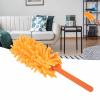 72cm Chenille Telescopic Duster for Home - Orange, Stainless Steel Handle, Retractable Design, Detachable Brush Head, Suitable for Hard-to- Places view 3