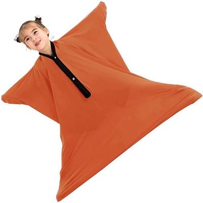KHSANIG Body Sock Sensory Sox Deep Pressure Stimulation For Children And Adults With Sensory Proceessing Disorders Or Autism (Color : Orange, Size : S)