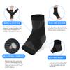 ACWOO Ankle Brace, 2 Pack Ankle Support for Ligament Damage and Sprained Ankle, Achilles Tendonitis Support, Plantar Fasciitis Support Strap for Heel Pain Relief, Ankle Support Brace for Women & Men view 4