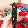 1PC Natural Curved Black Obsidian Quartz Stone Massage Crystal Yoni Wand 170mm-180mm for Women Healthy PEIQIYIN view 4