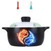 Ceramic Casserole Hand Painted Soup Pot Stew Pot Heat Resistant Flame Household Kitchen Supplies view 2