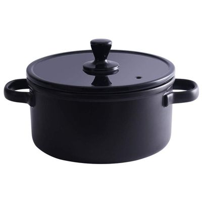 Clay Stew Pot Clay Casserole Ceramic Casserole - Firing at high temperature, concentrated energy heating, fully releasing nutrition and taste - capacity 0.87L (capacity 0.87L)