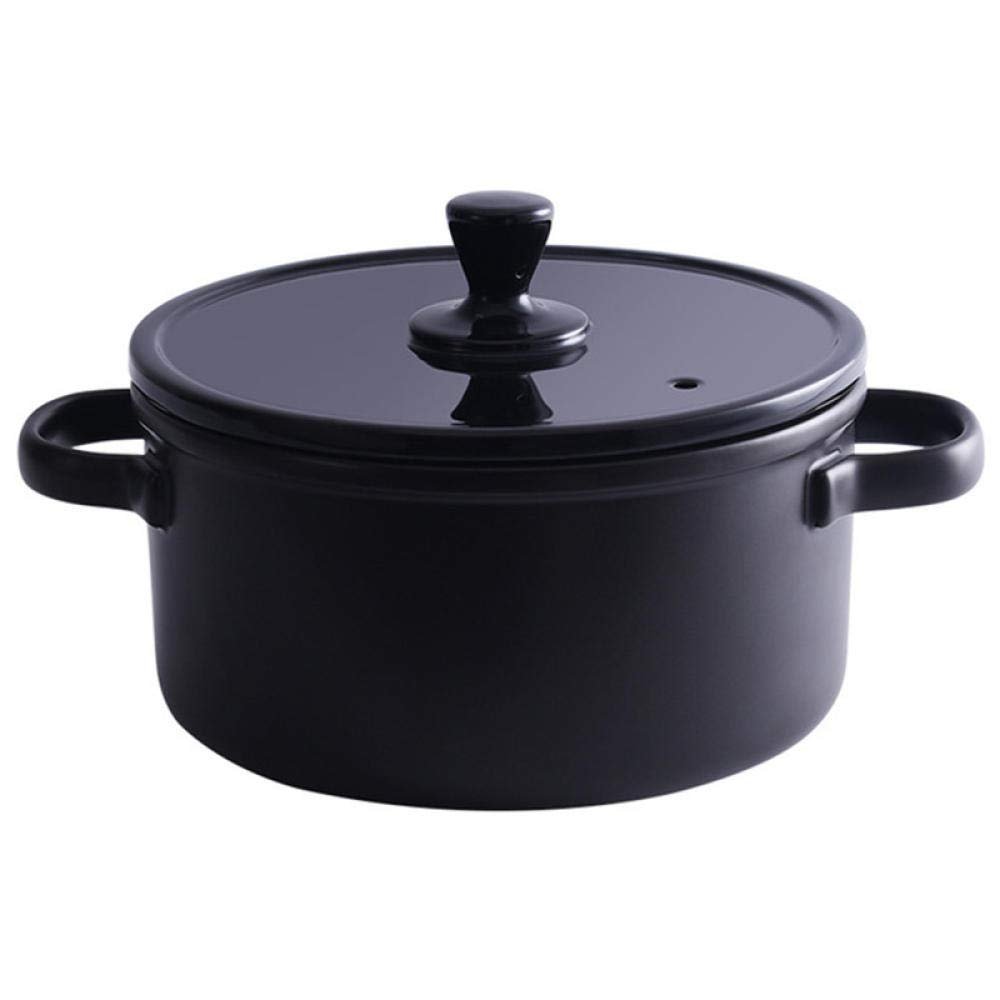 Clay Stew Pot Clay Casserole Ceramic Casserole - Firing at high temperature, concentrated energy heating, fully releasing nutrition and taste - capacity 0.87L (capacity 0.87L)
