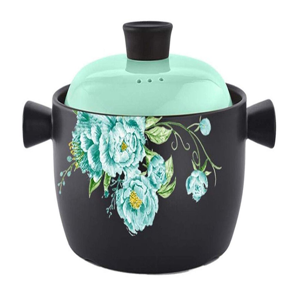 Ceramic Cookware Soup Pot Healthy Stew Pot Clay Pot Stockpot Earthenware, with Lid Casserole