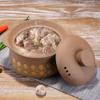 Ceramic Casserole Purple Clay Casserole High Temperature Resistant Stew Pot for Home Scald Protection Chinese Health Hot Pots Gas-a 1.3l view 2