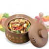 Ceramic Casserole Purple Clay Casserole High Temperature Resistant Stew Pot for Home Scald Protection Chinese Health Hot Pots Gas-a 1.3l view 3