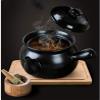 Black Casserole Cooker Manual Clay Household Chinese Retro Multifunction Soup Stone Pot Health Non-Stick Pan Cooking Utensils (Size : 3.1L) view 3