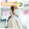 FOMIYES 15pcs Silicone Ear Saver Cover Flexible Hook for Hanging Comfortable Use While Driving Working view 4