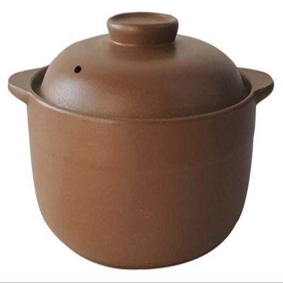 Ceramic Casserole Dish with Lid Clay Pot Cookware Unglazed Ceramic Casserole with Lid Handmade Clay Pot Earthen Pot Onion Soup Crocks Stockpot for Slow Cooking 4.5l