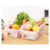 MINGZHE Pantry Organizer Bin Curved Mouth Clear Large Capacity Multi Purpose Food Storage Basket for Kitchen, Countertops, Cabinets, Refrigerator, Freezer, Bedrooms, Bathrooms view 2