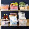 MINGZHE Pantry Organizer Bin Curved Mouth Clear Large Capacity Multi Purpose Food Storage Basket for Kitchen, Countertops, Cabinets, Refrigerator, Freezer, Bedrooms, Bathrooms view 4