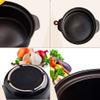 Ceramic Round Casserole/Clay Pot/Earthen Pot/Ceramic Cookware Heat Induction Cooker Open Flame High Temperature Resistance Casserole/Household Ceramics Anti-scalding Practical Stew Pot view 4