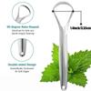 2Pack Tongue Scraper Metal Stainless Steel Tongue Scrapers for Adults Restore Fresh Breath Improve Taste and Oral Health with Our Tongue Cleaners Suitable for Fresher Breath in Seconds view 2