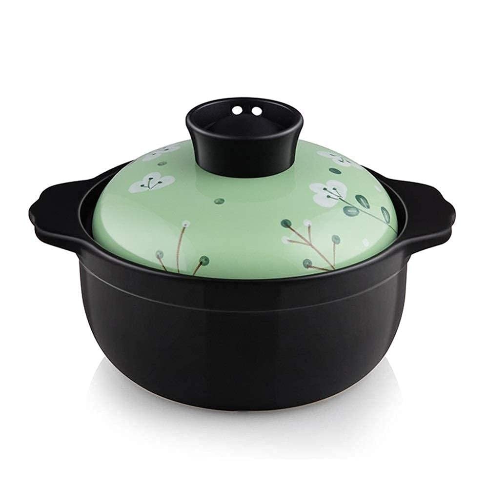 Stew Pot Ceramic Casserole Clay Casserole Pot Clay Pot for Cooking - Heat Storage and Energy Saving Non-Stick Pan