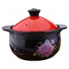 Casserole Manual Clay Household Chinese Retro Multifunction Gas Soup Stone Pot Health Non-Stick Pan Cooking Utensils (Size : 4L) view 1