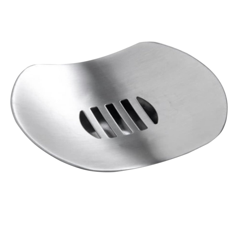 CAXUSD Stainless Steel Soap Box Soap Dish Tray Mirror Finish Drainage Bathroom Kitchen Container for Home Use