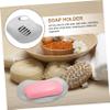 CAXUSD Stainless Steel Soap Box Soap Dish Tray Mirror Finish Drainage Bathroom Kitchen Container for Home Use view 3