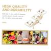 WeBert Fruit Bowl 1pc European Style Fruit Plate Food Storage Tray Dessert Stand Wedding Decor Cake Stand Table Tray Food Tray Dessert Display Plate Layered Fruit Tray Glass Decorate Decorations view 4