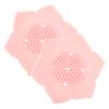 CAXUSD 2pcs Silicone Soap Holder Flower Shaped Soap Dish Tray Water Draining Function for Bathroom Wash Table view 1