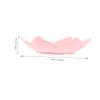 CAXUSD 2pcs Silicone Soap Holder Flower Shaped Soap Dish Tray Water Draining Function for Bathroom Wash Table view 2