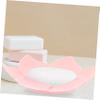 CAXUSD 2pcs Silicone Soap Holder Flower Shaped Soap Dish Tray Water Draining Function for Bathroom Wash Table view 3