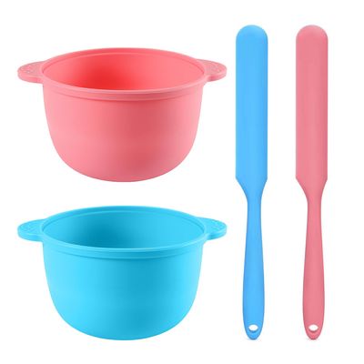 2 Pcs Silicone Wax Warmer Liner Pot, Non-Stick Wax Pot Silicone Bowl Replacement, Reuse Wax Melt Warmer Liner With 2Pcs Silicone Spatulas.