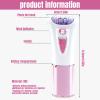 Glabrousskin Hair Remover for Face Women Smooth Glide Glamorous Skin Epilator with Light and Cleaning Brush, Portable Lady Shavers for Women Face Leg Arm Hair Remove 2.4x4.5 Inch NO Battery view 4