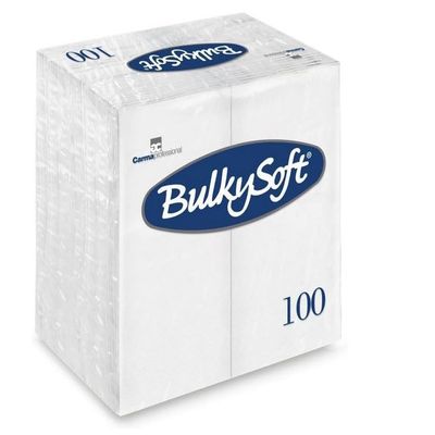 40CM 2 PLY 8 FOLD White Napkins (2000)