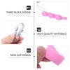 FOMIYES 5pcs Silicone Earmuffs Reusable Hook Extention Hook Adjustable for Ear Saver Head Strap Ear Saver Headband Bands Random Color view 4
