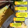 Better Food Mood Mushroom Coffee Instant 100g | Focus - Lions Mane Chaga Ashwaganda Mild Coffee Powder Blend view 3