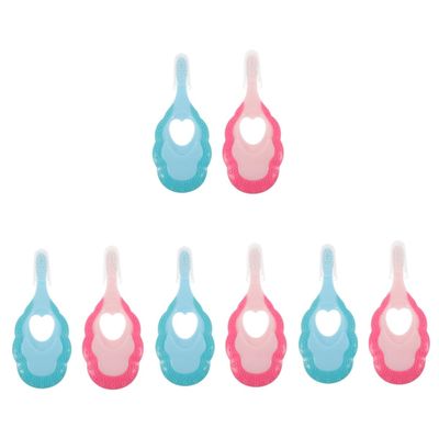 FRCOLOR 8pcs Portable Boys and Girls Toothbrush Soft Bristles for Toddlers Manual Toothbrushes for Travel and Daily Use Ergonomic Design for Boy Girl's Oral Care