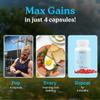 Mars Micronized Creatine Monohydrate Caps: Powered with Shilajit (120 N) | Good Health Company - Pack of 1 view 4