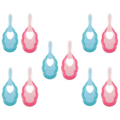 FRCOLOR 10pcs Boys and Girls Toothbrushes Portable Soft Bristle Manual Travel Teeth Brush Accessory for Boy Girl Daily Use