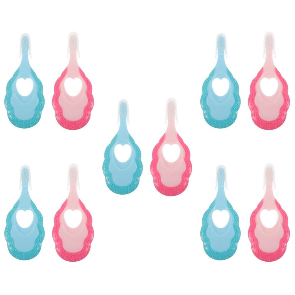 FRCOLOR 10pcs Boys and Girls Toothbrushes Portable Soft Bristle Manual Travel Teeth Brush Accessory for Boy Girl Daily Use