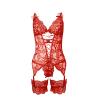 WILLBEST sexy bra and knicker sets bridal 3 piece set sexy bras nightgown bodysuit extender for women underwear women's pyjama sets bra easter outfit glitter bodysuit women's pjs night out view 4