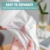 105 Counts Small Bin Bags 10 Litre, Small Bin Liners for Bathroom, Bedroom, Office, Kitchen, 10L Unscented White Bin Bags view 4
