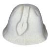 Sauna hat zodiac sign Sagittarius made of 100% wool felt, embroidered, to protect the head from heat view 3