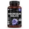 Magnesium Supplements 1200mg - Pure Magnesium Malate Capsules - Bones & Sleep Support - High Absorption Elemental - Vegan High Strength - 2 Months Supply view 1