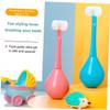 FRCOLOR Supple Bristles Brush Toothbrush Ergonomic Handle and Comfortable Grip  Soft Silicone Bristles Manual Children Toothbrushes for Daily Oral Care at Home Or Travel view 2