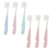 FRCOLOR Soft Bristle Toothbrush Cartoon Boy Girl Tooth Cleaning Tool for Boys and Girls Bristle Brush Storage Bucket Random Color view 1