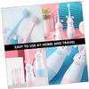 FRCOLOR 2sets Sonic Vibrating Boys and Girls Toothbrush Electric Toothbrush for Boy Girl Soft Bristles Rechargeable Electronic Replacement Heads view 3