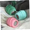 Beavorty Washing Machine Soap Balls and Dryer Balls 3pcs Set Tpe Sponge Anti-tangle Laundry Washing for Household Clothes Care Random Color view 2