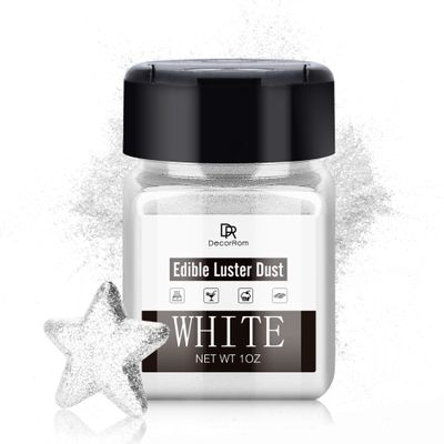 Edible Glitter - 1oz Luster Dust Edible Food Grade Coloring Glitter for Cake Decorating, Baking, Drinks - Shimmer Dust Powder, Metallic Color Dusting Powder for Icing, Fondant, Candy, Cookie