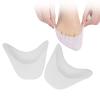 1 Pair Ballet Toe Dance Shoes Pad, Silicone Soft Ballet Pointe Dance Shoes Pads Foot Care Dancing Toe Protector (White with Holes) view 3