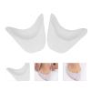 1 Pair Ballet Toe Dance Shoes Pad, Silicone Soft Ballet Pointe Dance Shoes Pads Foot Care Dancing Toe Protector (White with Holes) view 4